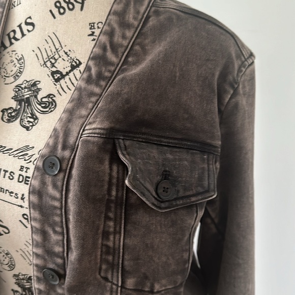 Anthropologie Cropped Denim Jacket - Picture 2 of 15